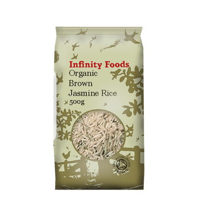 Infinity Foods Jasmine Brown Rice Organic 500g