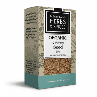 Infinity Foods Organic Celery Seed 6 x 35g