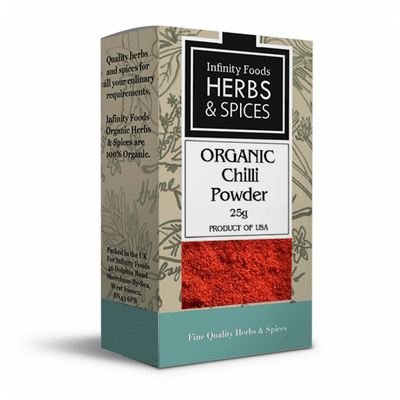 Infinity Foods Organic Chilli Powder 6 x 25g
