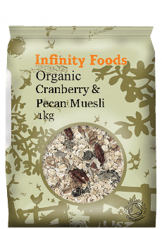 Infinity Foods Organic Cranberry & Pecan Muesli 1kg