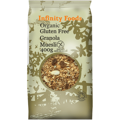 Infinity Foods Organic Gluten Free Granola Muesli 400g