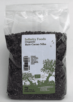 Infinity Foods Organic Raw Cacao Nibs 1kg