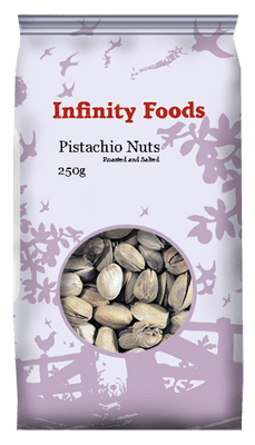 Infinity Foods Pistachio Nuts in Shell Roasted & Salted 250g
