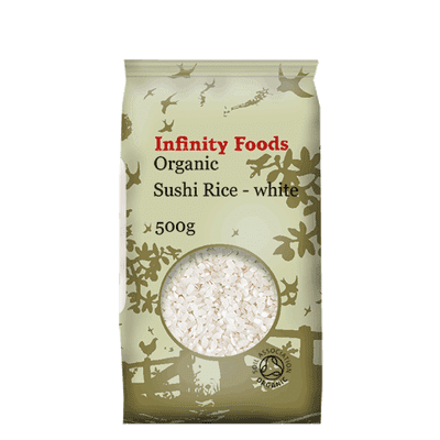 Infinity Foods White Sushi Rice Organic 500g