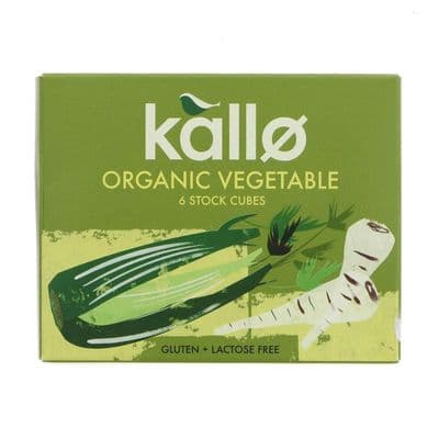 Kallo Organic Vegetable Stock Cubes 66g