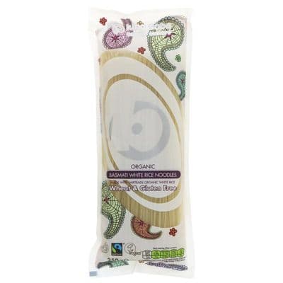 King Soba Organic Basmati White Rice Noodles 12 x 250g