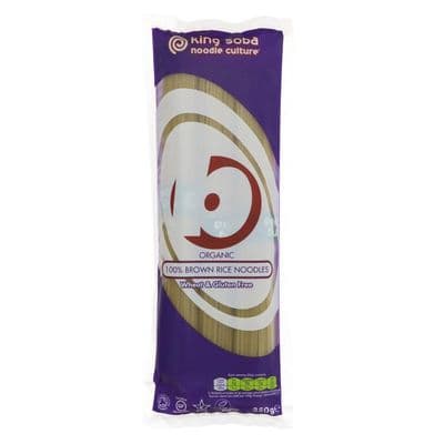 King Soba Organic Brown Rice Noodles 12 x 250g
