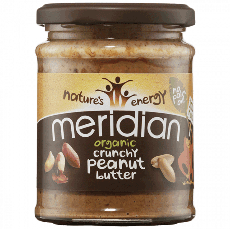 Meridian Organic Crunchy Peanut Butter 6 x 280g