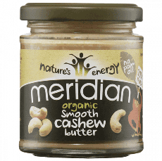 Meridian Organic Smooth Cashew Butter 6 x 170g