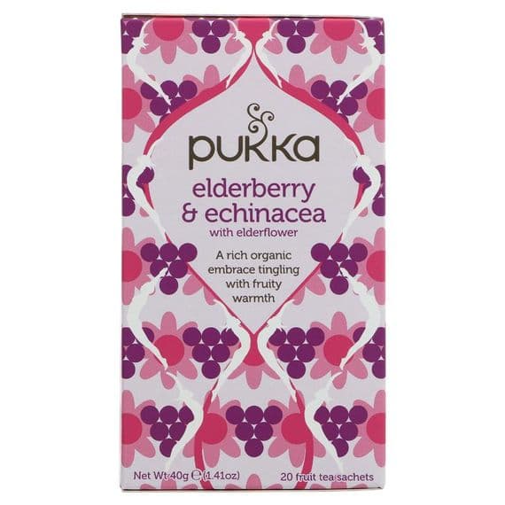 Pukka Elderberry & Echinacea 4 x 20 Bags