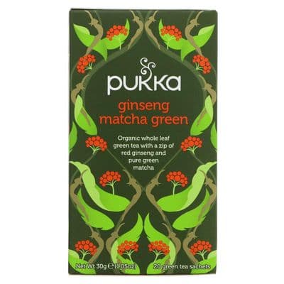 Pukka Organic Ginseng Matcha Green Tea 4 x 20 Bags