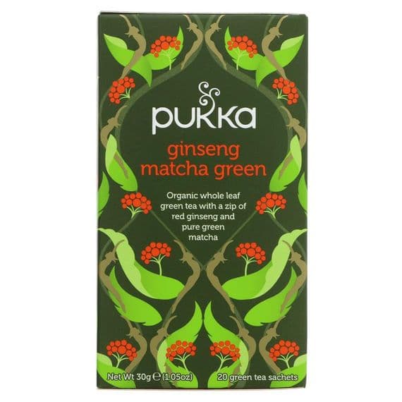 Pukka Organic Ginseng Matcha Green Tea 4 x 20 Bags