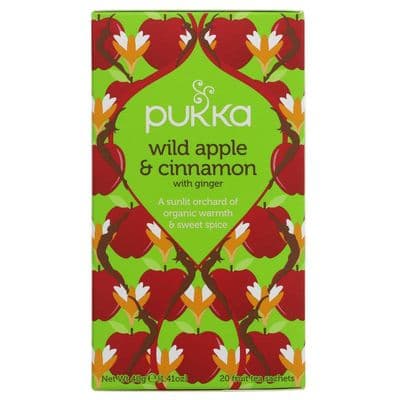 Pukka Wild Apple Cinnamon & Ginger 4 x 20 Bags