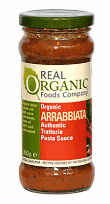 Real Organic Arrabbiata Pasta Sauce 6 x 350g