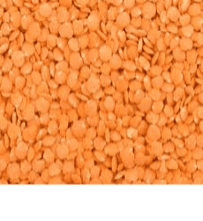 Red Split Lentils Organic 1kg