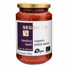 Seggiano Organic Basilico Pasta Sauce 6 x 350g