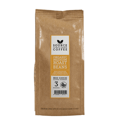Source Organic Rio Coco Nicaragua Cloud Forest Coffee Beans (3) 6 x 227g