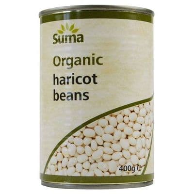 Suma Organic Haricot Beans 12 x 400g