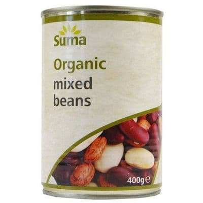 Suma Organic Mixed Beans 12 x 400g