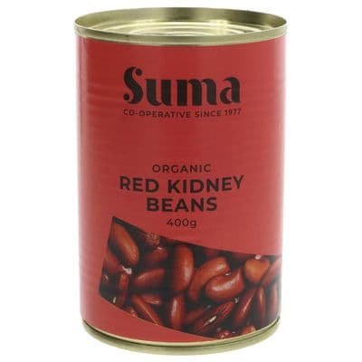 Suma Organic Red Kidney Beans 12 x 400g