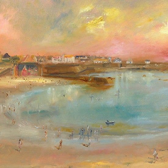 Kate Van Suddese Greeting Card - A Day Like This - Cullercoats