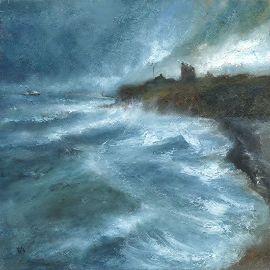 Kate Van Suddese Greeting Card - Snow Showers in the Morning - King Edwards Bay