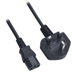 IEC 13amp mains lead