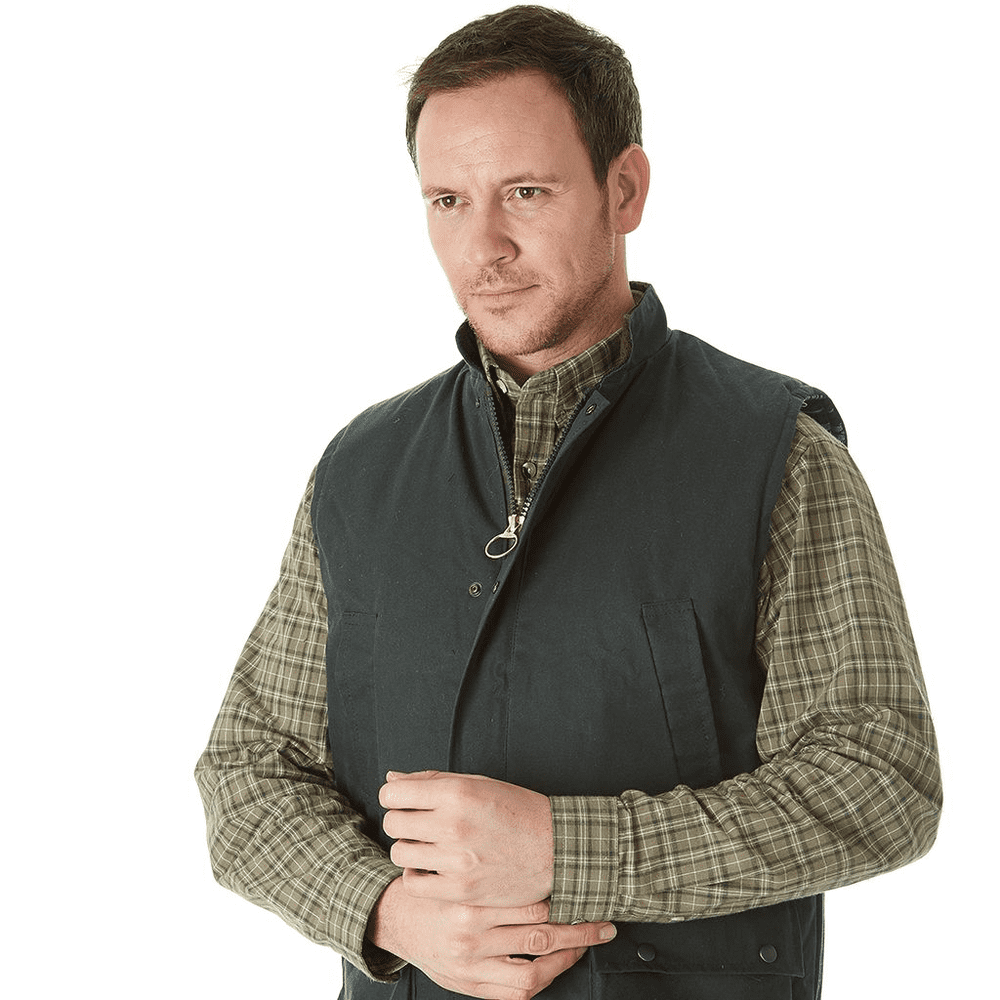 Sherwood Forest Traditional wax Gilet