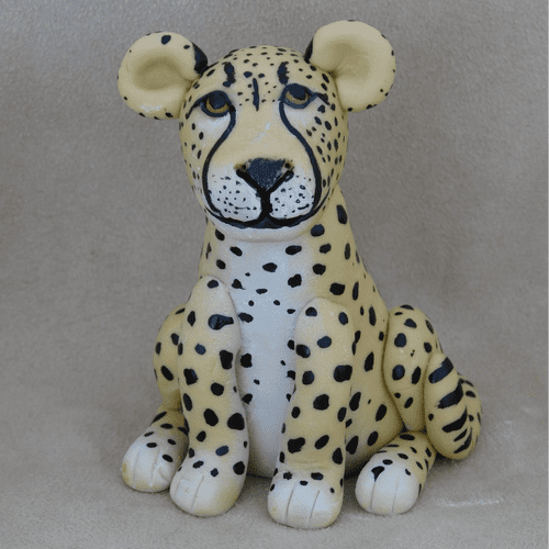 Cheetah Cake Topper