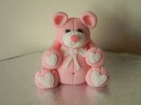 Christening Bear Cake Topper