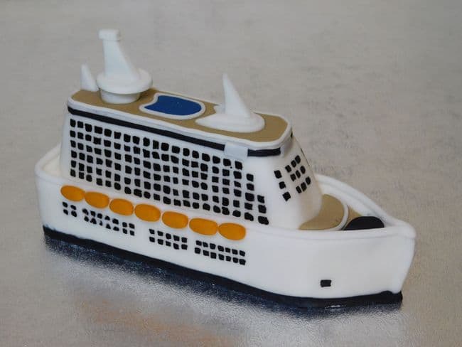 Cruise Ship Cake Topper