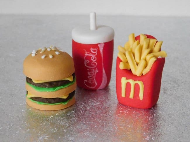 Fast Food Takeaway Style Cake Toppers