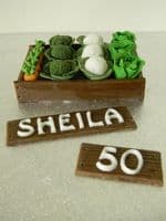 Gardening Vegetable Allotment Cake Topper