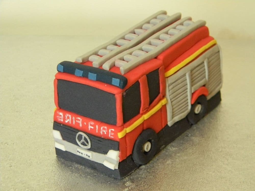 Large Fire Engine Cake Topper