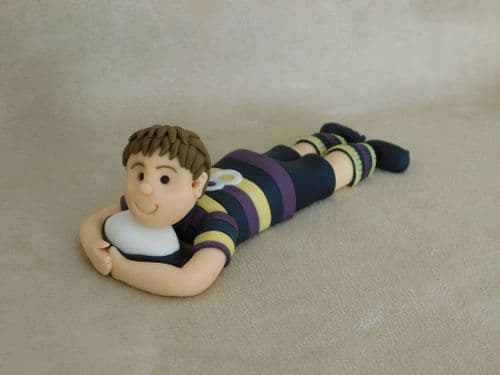 Rugby Player Cake Topper