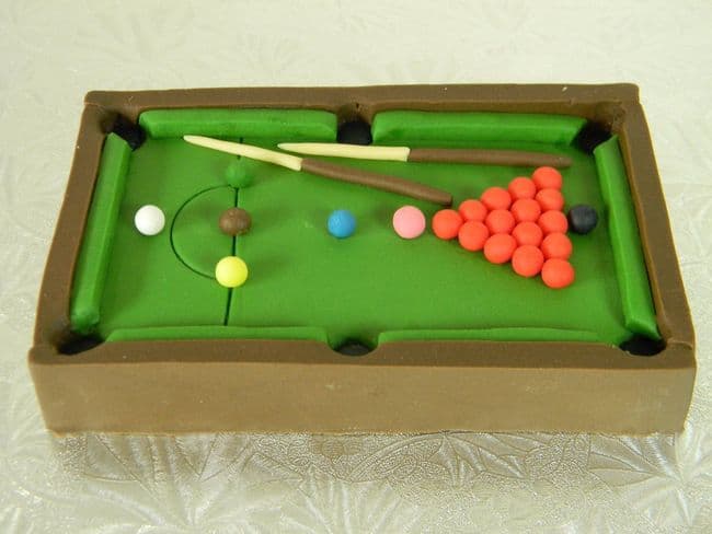 Snooker Table Cake Topper