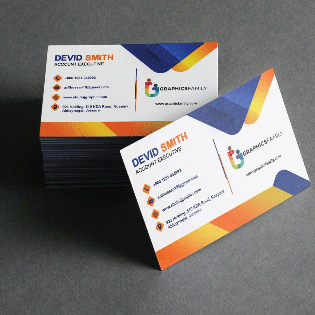 Laminated business cards