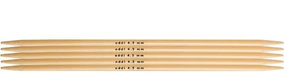 ADDI Bamboo Double Pointed Knitting Needles - set of 5