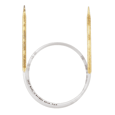 ADDI Champagne Plastic Circular Knitting Needles