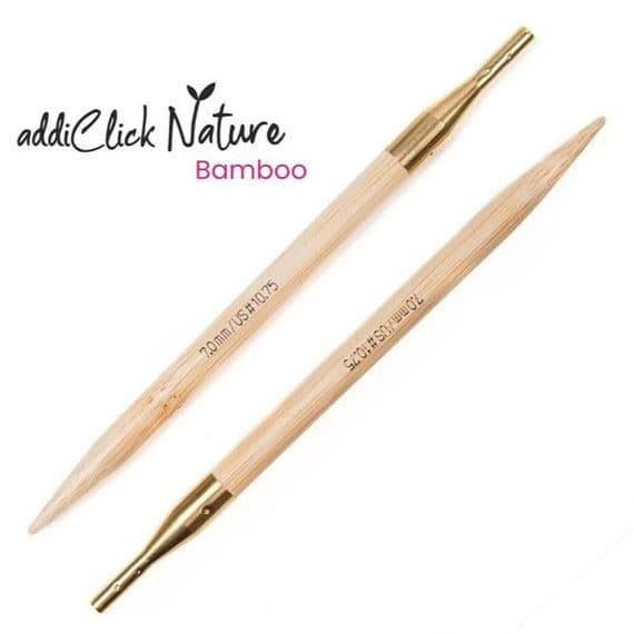 Addi Click - Bamboo Knitting Needle Tips