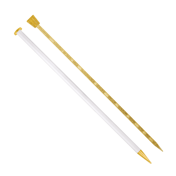ADDI Knitting Needles - champagne plastic