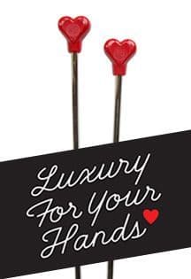 ADDI Shiny Straight Knitting Needles - 35cm