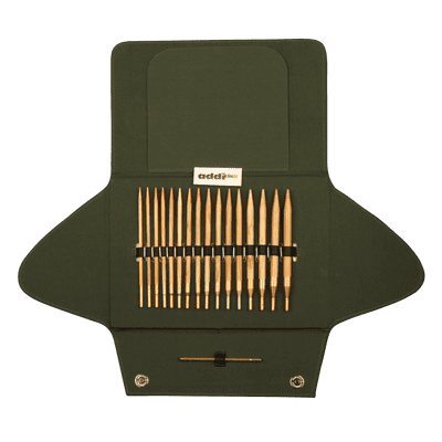 AddiNature Click Interchangeable Knitting Needle Set  - Olive Wood