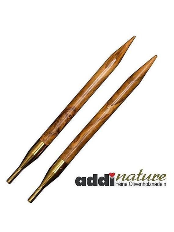 AddiNature Olive Wood Knitting Needle Tips