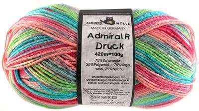 ADMIRAL R DRUCK grass-rose-turquoise 1745int