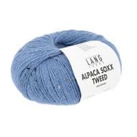 ALPACA SOXX TWEED 121 sky blue
