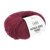 ALPACA SOXX TWEED 62 wine red
