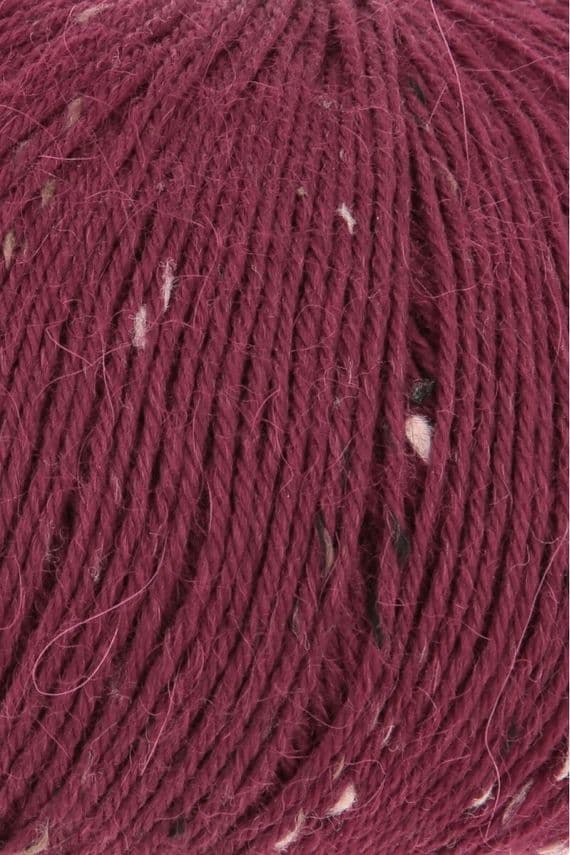 ALPACA SOXX TWEED 62 wine red