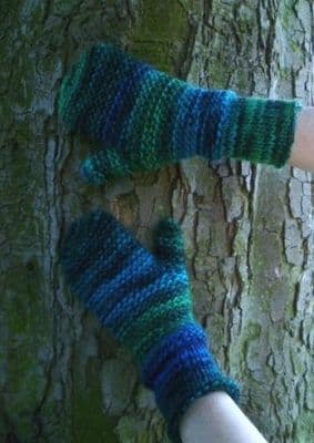 CHUNKY MITTENS Free Pattern