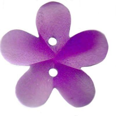 Flower Button 3.5cm - fuchsia